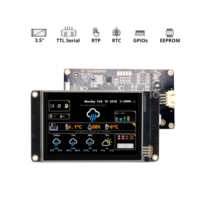 Nextion 3.5 Enhanced NX4832K035 Series HMI Touch Display