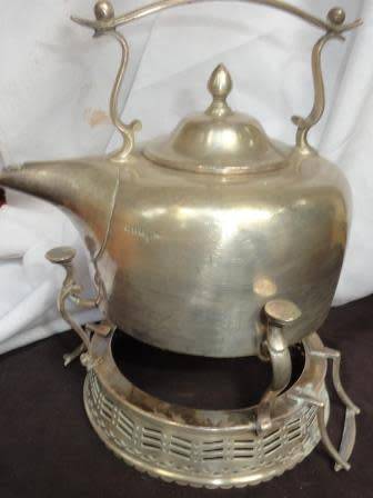 A  Walker and Hall A1 silver kettle on stand