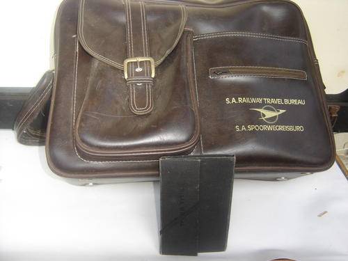 SAR&H carrier bag and conductors notebook -from days gone by