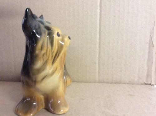 Yorkie  figurine. Ceramic