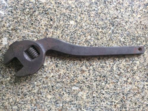Vintage adjustable wrench. Peter Ludwig Schmidt.