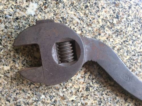 Vintage adjustable wrench. Peter Ludwig Schmidt.