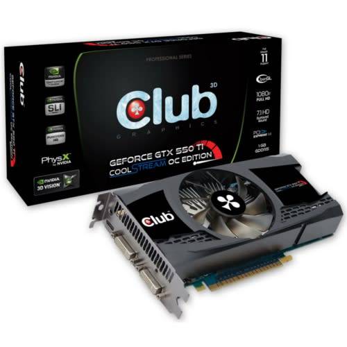 Club 3D GeForce GTX 550 TI 2GB OC