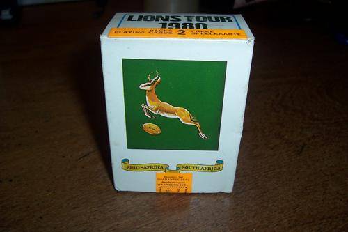 2 DECK LIONS TOUR 1980 PLAYING CARDS