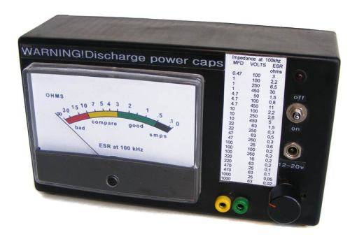 Capacitor tester/Ohm meter - working condition