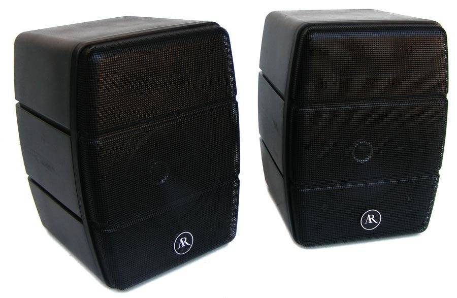 Pair of wall mount Acoustic Research - AR Edge speakers - Excellent condition with mounts