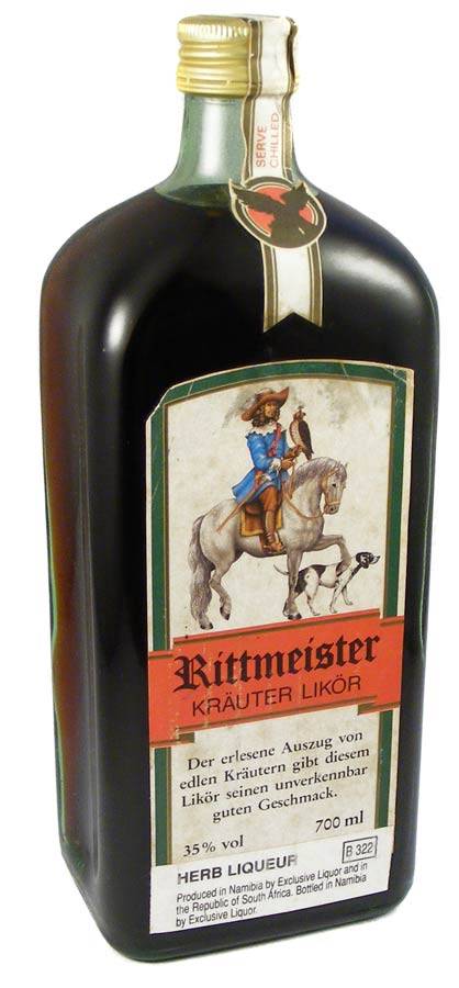 Rittmeister Krauter Likor - Vintage herb liqueur from Namibia