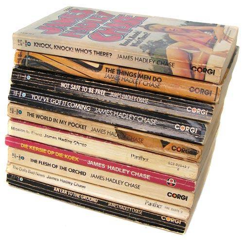 Lot of 10 James Hadley Chase Classic PaperbackTitles All For One Price!