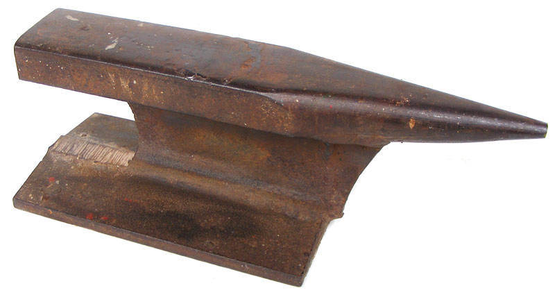 Vintage Small Anvil Home Made From a Piece of Rail