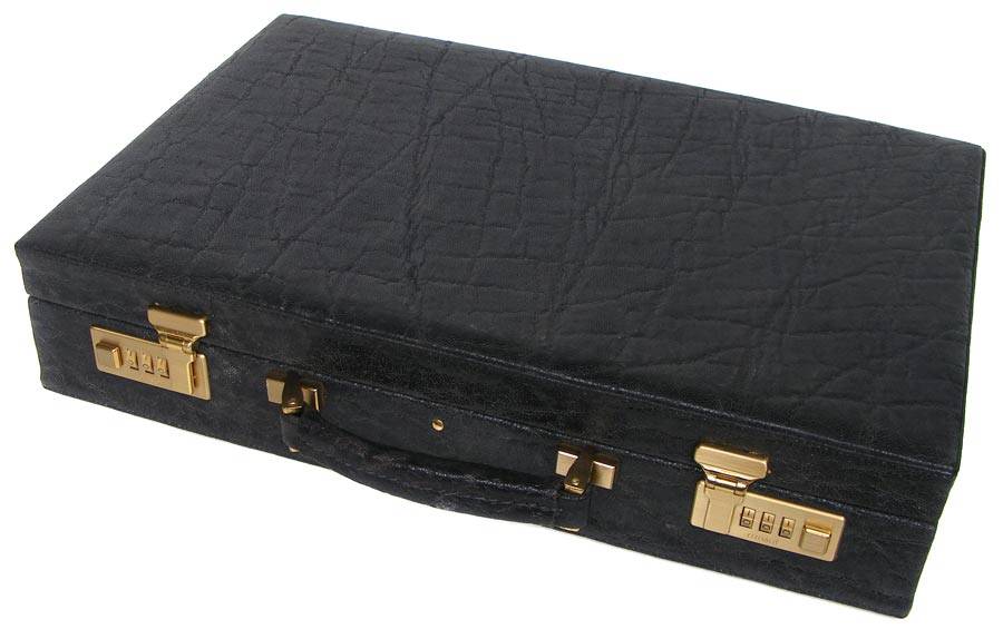 Genuine Elephant Hide/Leather Amiet Executive Briefcase - Mint Condition, High Quality