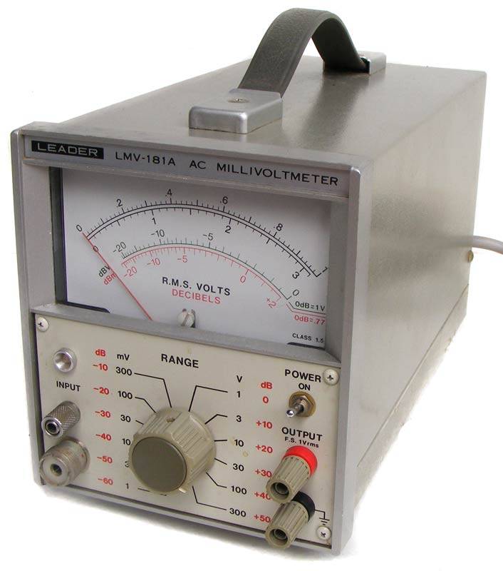 Leader AC millivolt meter - Excellent and 100% working condition