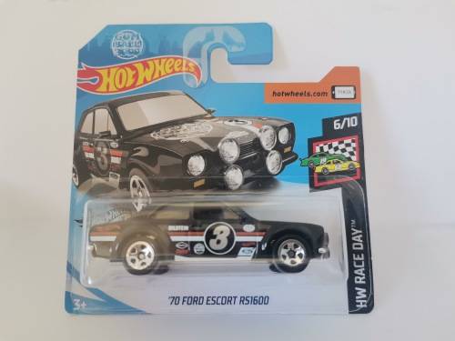 Hotwheels `70 Ford Escort RS 1600 (carded)