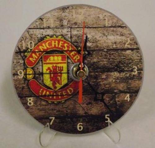 Manchester United FC Retro - CD Clock