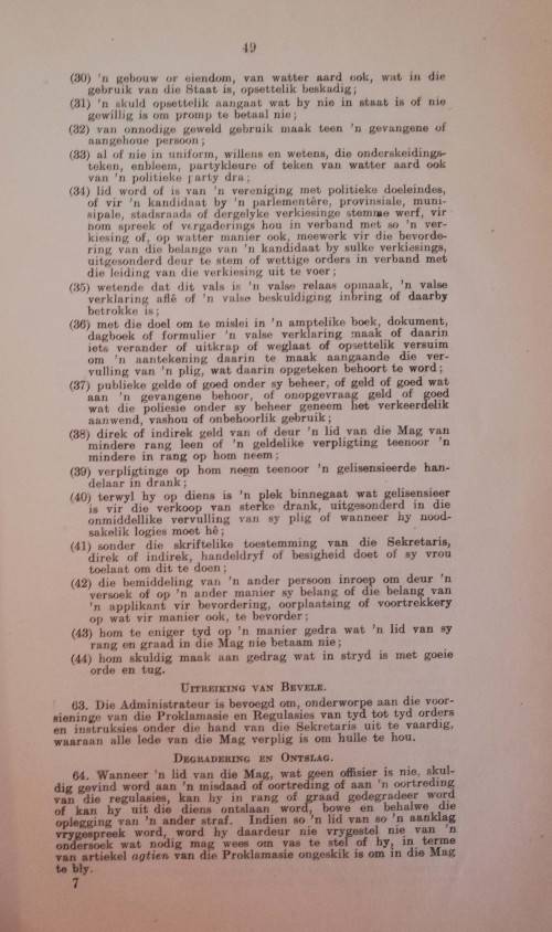 South-West Africa c. 1922 SIGNED