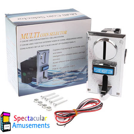 Arcade Coin Mech Coin Acceptor (Multi Coin) For Arcade / Vending