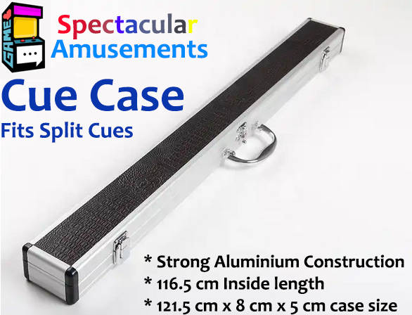 Pool Cue Case Aluminium (Fits Two Piece Cues)