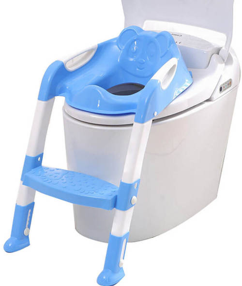 Kids Potty Training Toilet Ladder Portable Folding Chair Adjustable Step Stool Ladder for Baby