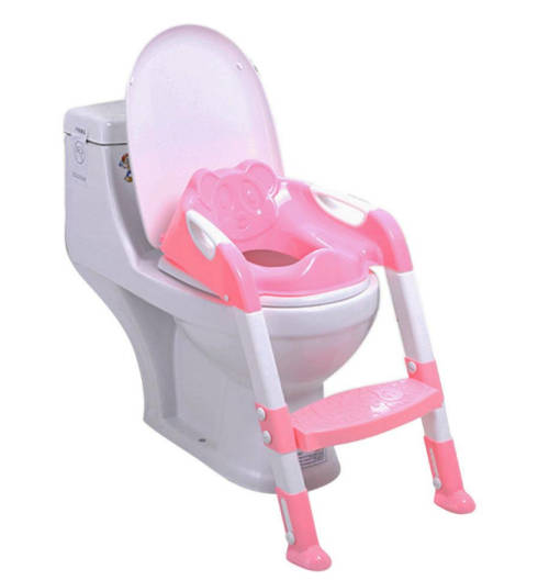 Kids Potty Training Toilet Ladder Portable Folding Chair Adjustable Step Stool Ladder for Baby