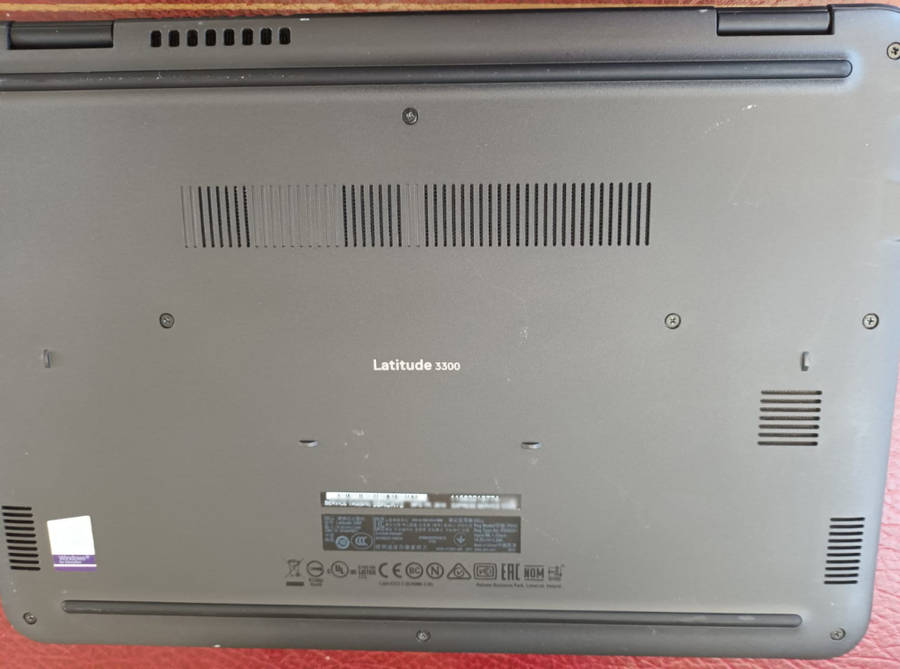 Dell Latitude 3300  4Gb ram , 128GB SSD(NVMe m.2) , 13.3 inch Screen Windows 10 Pro