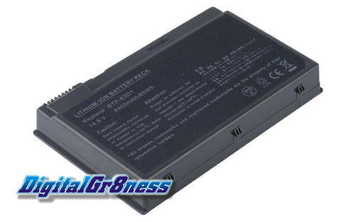 Acer Aspire 3020 3025 3610 , TravelMate C300 C301 C302 C303 C310 14.8V 4400mAh/65Wh 8-Cell Battery