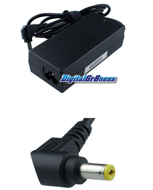 Acer Aspire 5810T 5920 Acer Extensa 5620 Acer TravelMate 7720 19V 3.42A 65W AC Adaptor