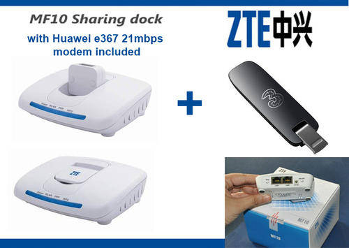 ZTE MF10 mini 3G router 150mbps  + Huawei e367 - 21mbps  3g modem included