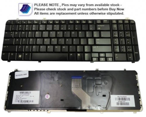 HP PAVILION DV6-1000 BLACK - New Replacement Keyboard