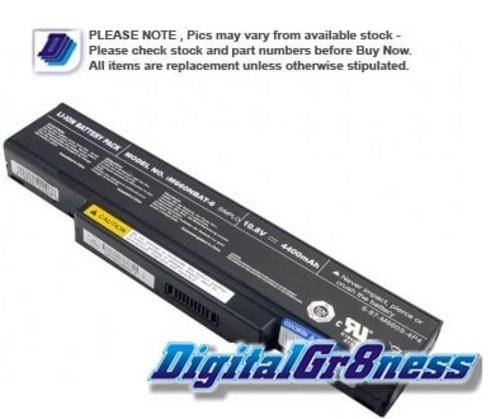 MSI/Clevo/Proline/Sahara - 10.8V 4400MAH Laptop Replacement Battery