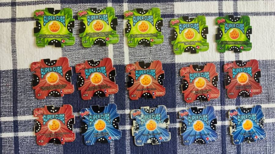 Dragon ball Z Cube tazos