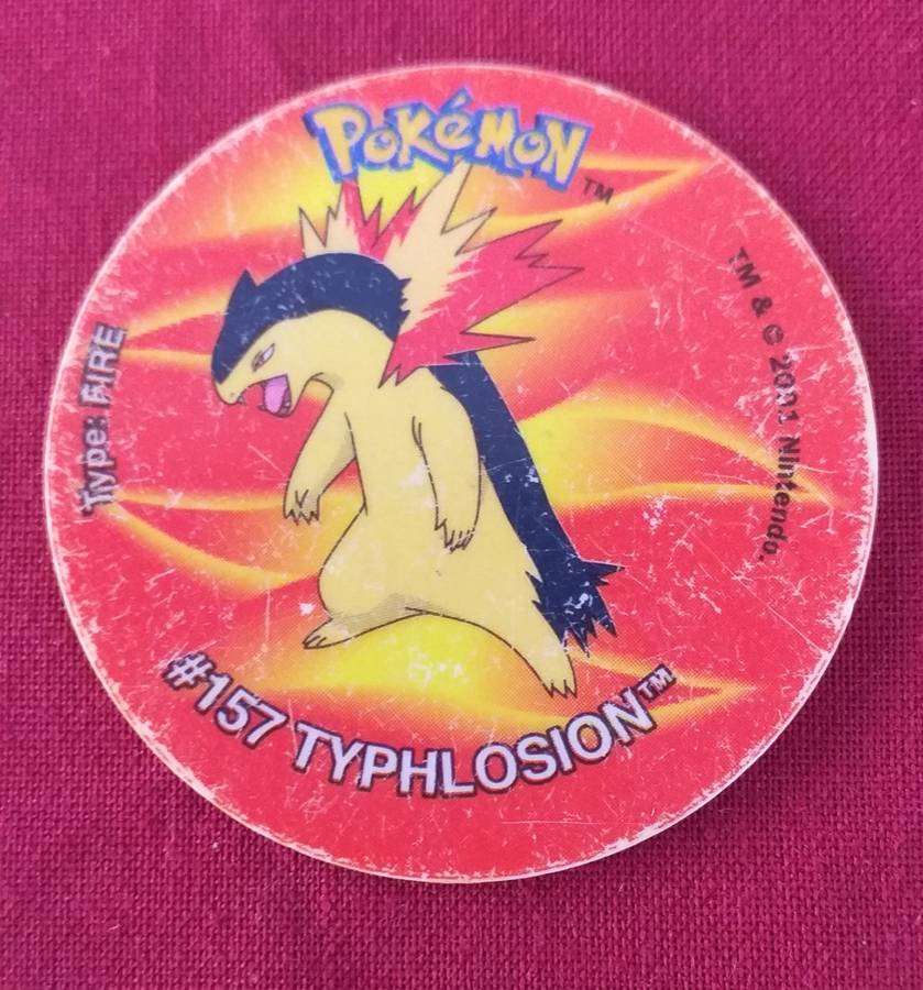 Pokemon tazo - From the world of Jotho - Typhlpsion