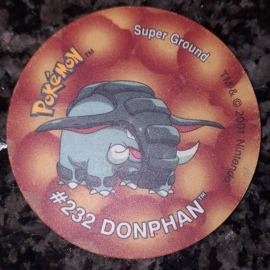 Pokemon tazo - From the world of Jotho - Donphan