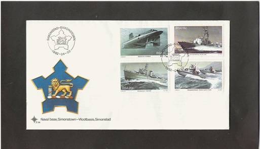 SOUTH AFRICA. 1982. SIMONSTOWN. F.D.C. NO. 3.36