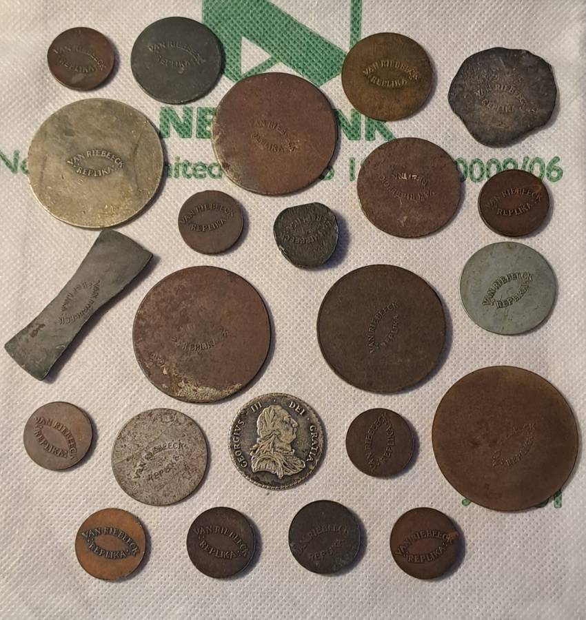 Van Riebeeck Coffee coin Replica Lot