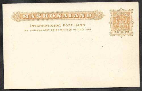 BRITISH SOUTH AFRICA COMPANY POST CARDS     MASHONALAND