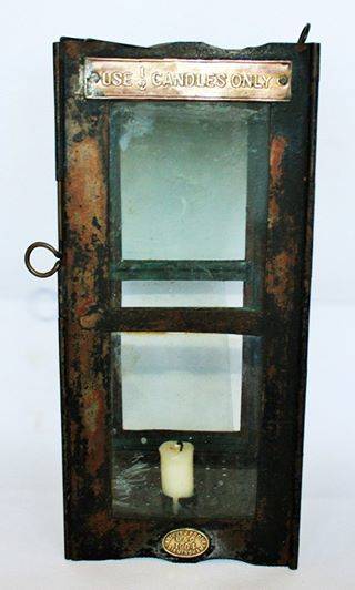 *LANTERN* RARE LARGE ANTIQUE ¿ARTHUR J POOLE 1904 BIRMINGHAM¿ CANDLE LANTERN