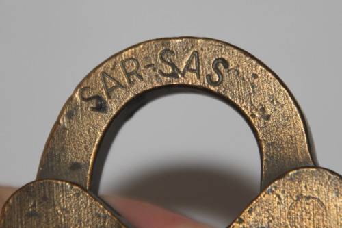 *SAR / SAS* WOW !SCARCE LOT OF TWO SOLID BRASS SOUTH AFRICAN RAILWAYS CHUBB LOCKS