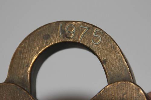 *SAR / SAS* WOW !SCARCE LOT OF TWO SOLID BRASS SOUTH AFRICAN RAILWAYS CHUBB LOCKS