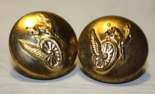 South African Railways Brass Buttons