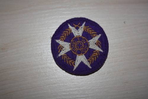 SADF Chaplain Cloth Badge