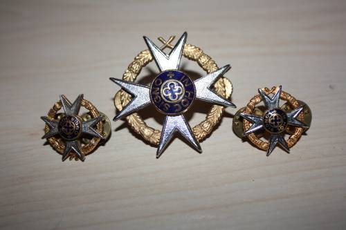 SADF Chaplain Cap badge + Collar badges