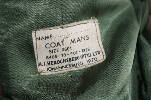 SADF Army Step-out Jacket (Older version with 4 pockets) Small