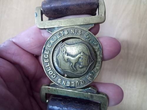 Queens College Cadet belt