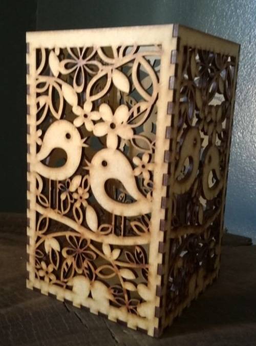 Unique Wooden Candle Holder