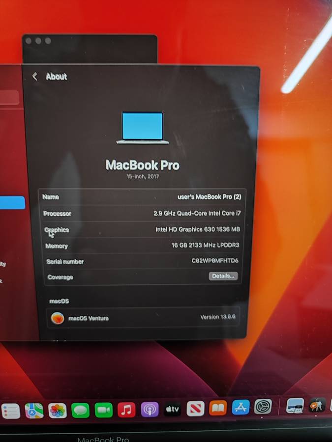 MacBook Pro Retina 15 inch - Core i7 - 16GB RAM - 512GB SSD