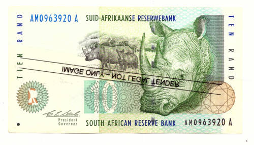 C L STALS R10 RAND SOUTH AFRICAN BANK NOTE 2nd ISSUE