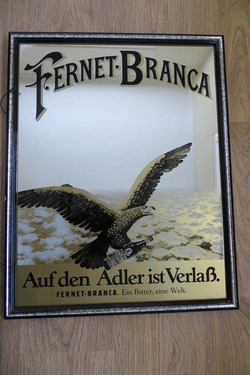 FERNET BRANCA INTERNATIONAL FRAMED MIRROR