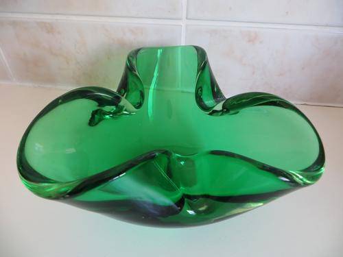 BEAUTIFUL ITALIAN MURANO ART GLASS BOWL/ASHTRAY