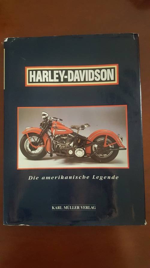 German Harley Davidson hardcover book (The American Legend)