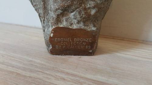 1989 SA Artist Keith Calder "Eromel collection" solid Bronze statue