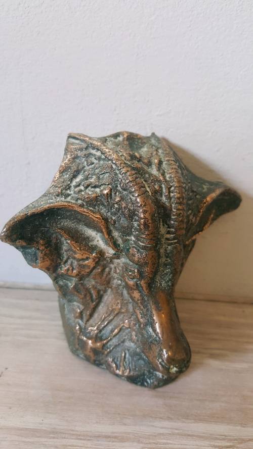 1989 SA Artist Keith Calder "Eromel collection" solid Bronze statue